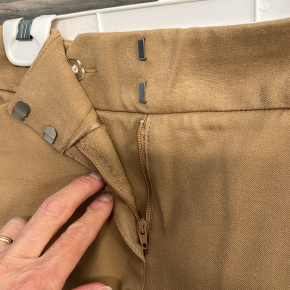 New York and Company size 4 Skinny leg Dress Pants in a tan color - Picture 6 of 13